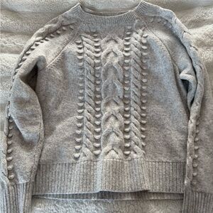 LOFT Knit Sweater | Size M | Cozy Neutral